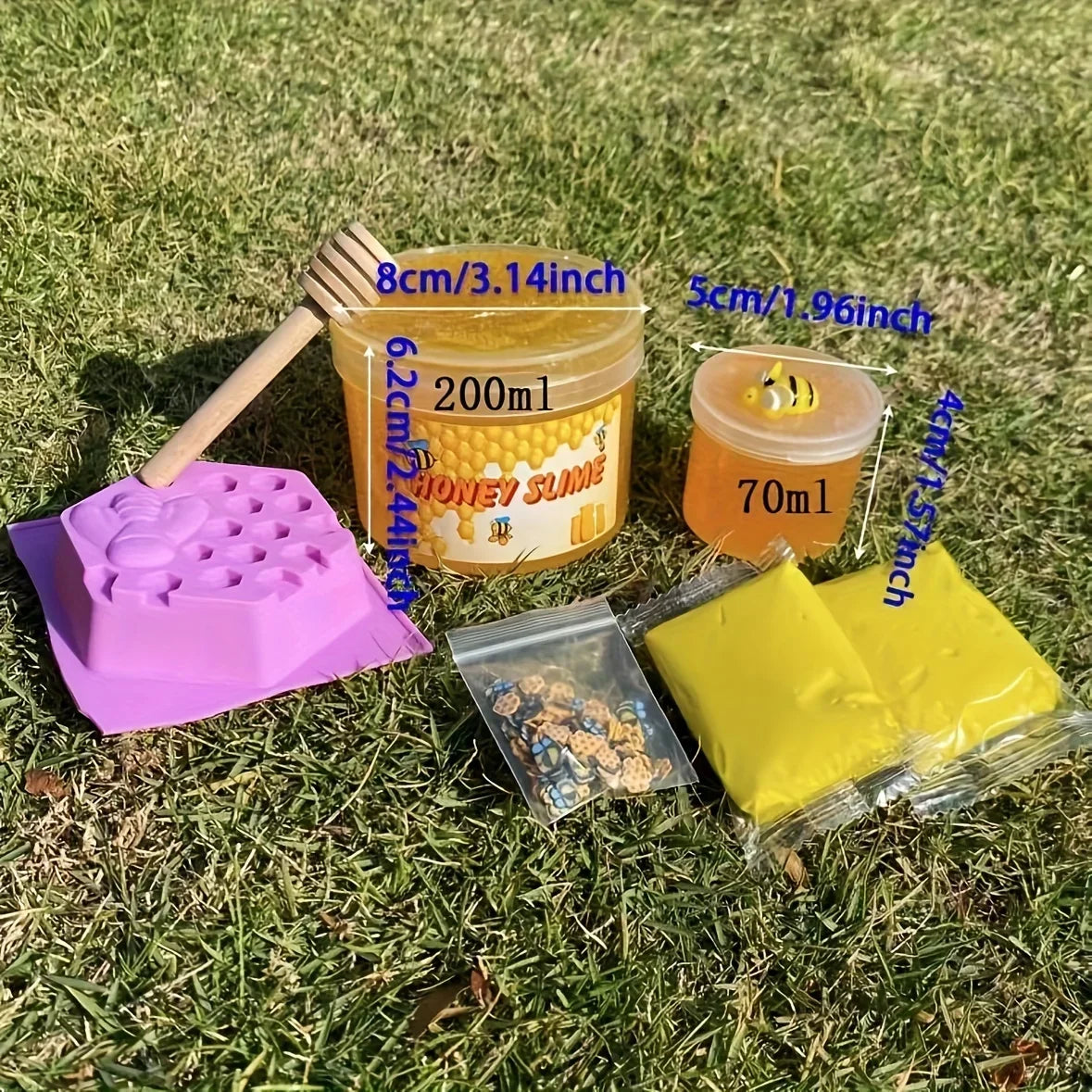 Honey Slime Set Honeycomb Slime Toy