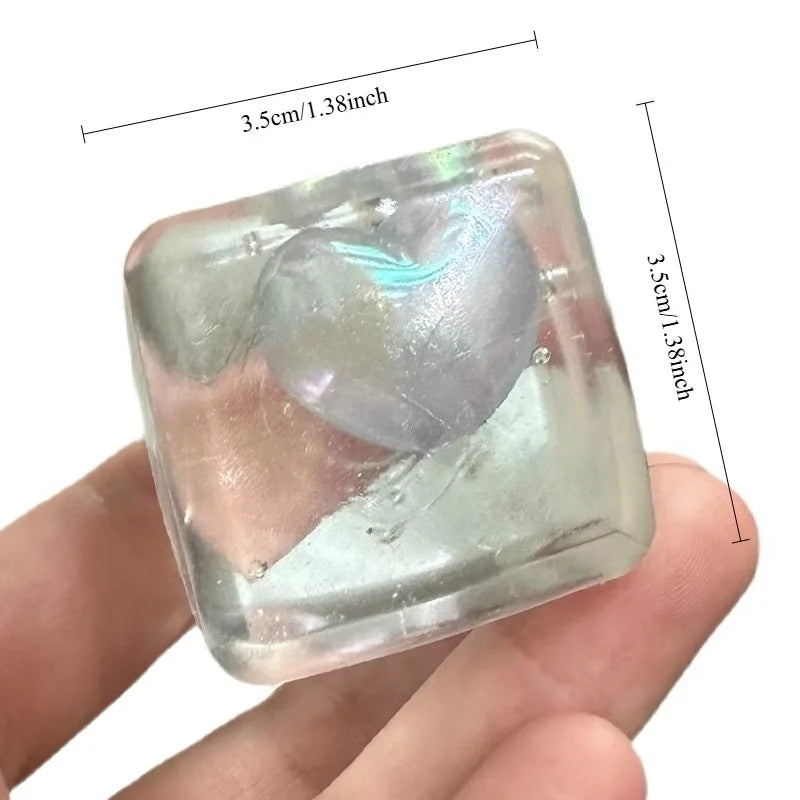 Glow Up Your Mood: Luminous Heart-Shaped Squeeze Toy