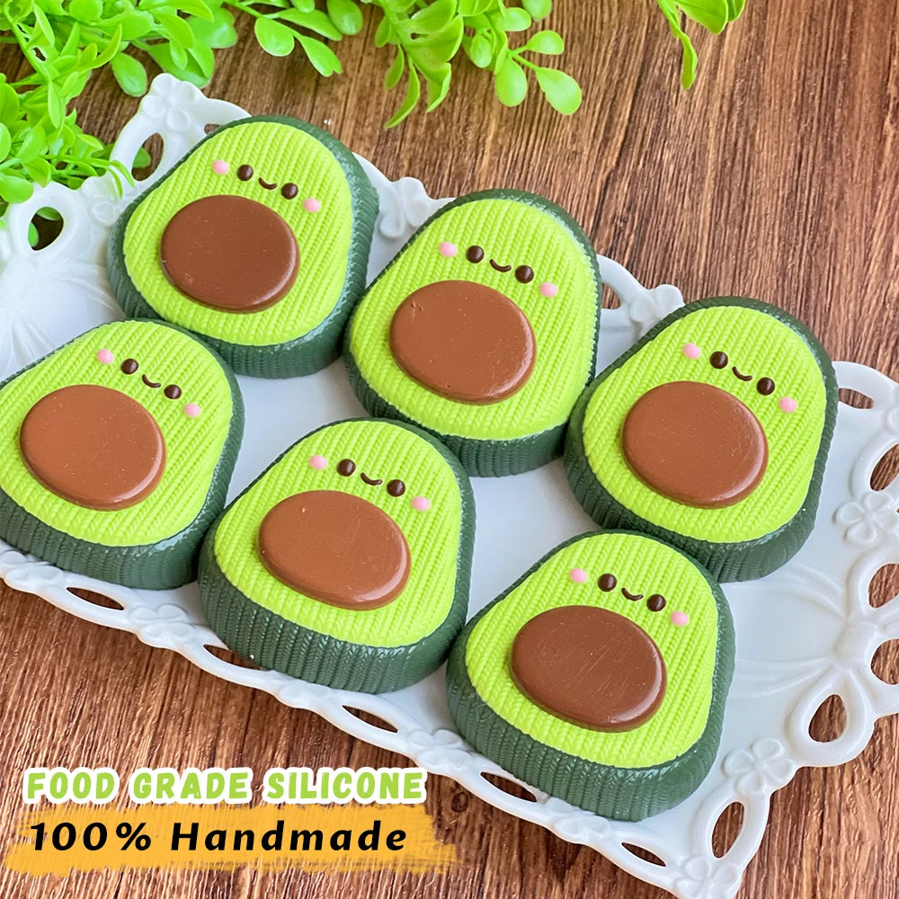 Avocado Food-grade Silicone Taba Squishy