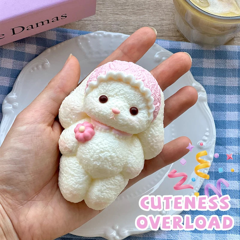 Puffy Bunny Food-grade Silicone Taba Squishy