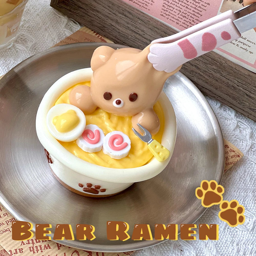 Bear Ramen Squishy Toy