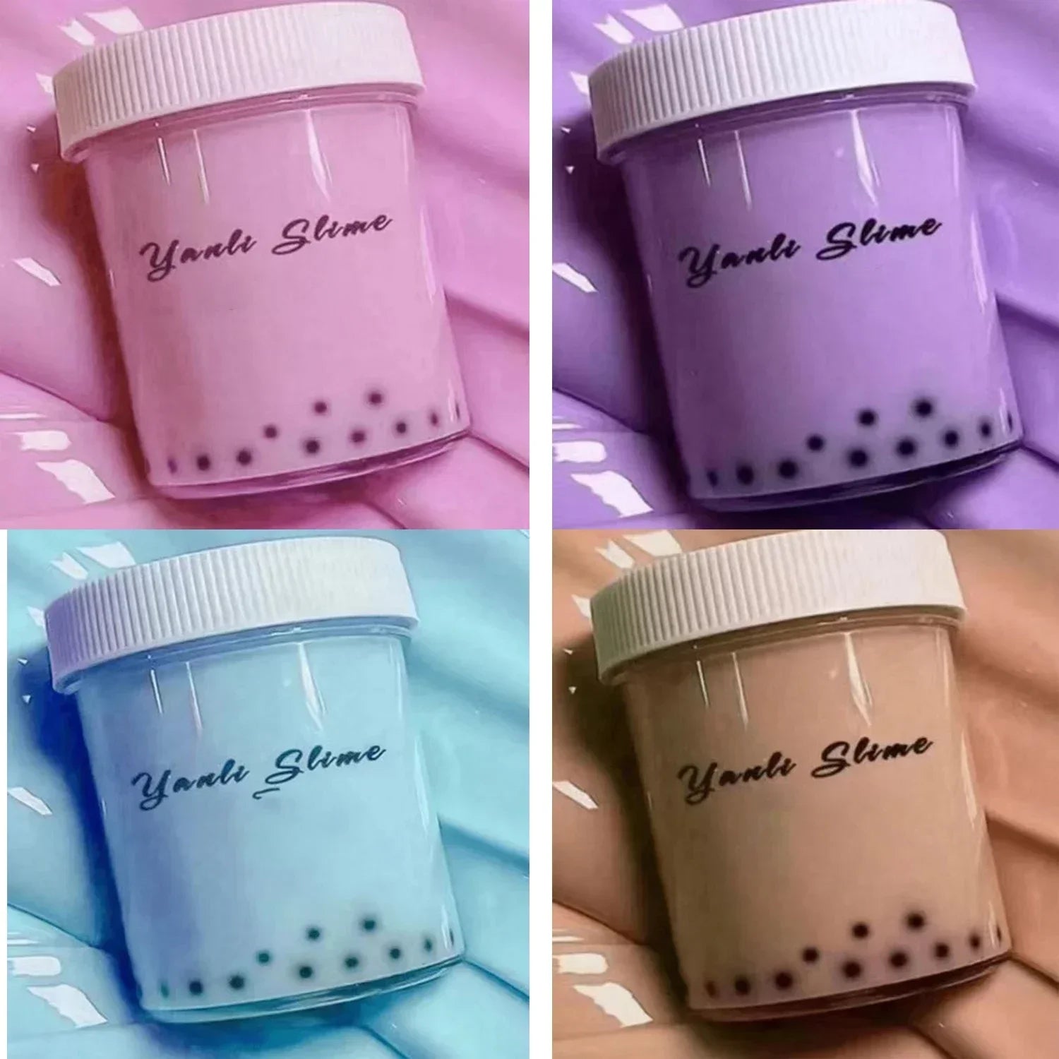 Slime Styrofoam Crystal Mud Bubble Tea