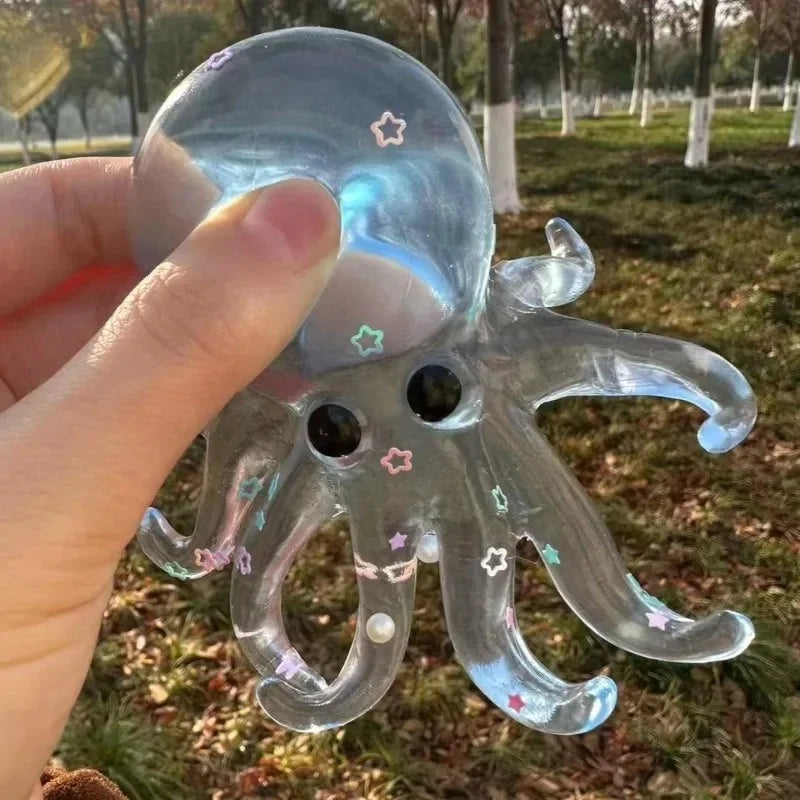 Glitter Octopus Taba Squishy
