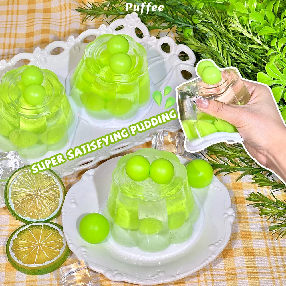 Grape Pudding Squishy Toy