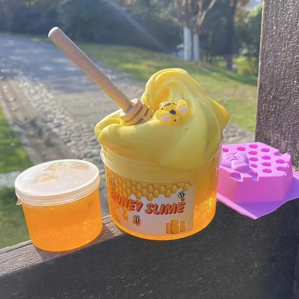Honey Slime Set Honeycomb Slime Toy