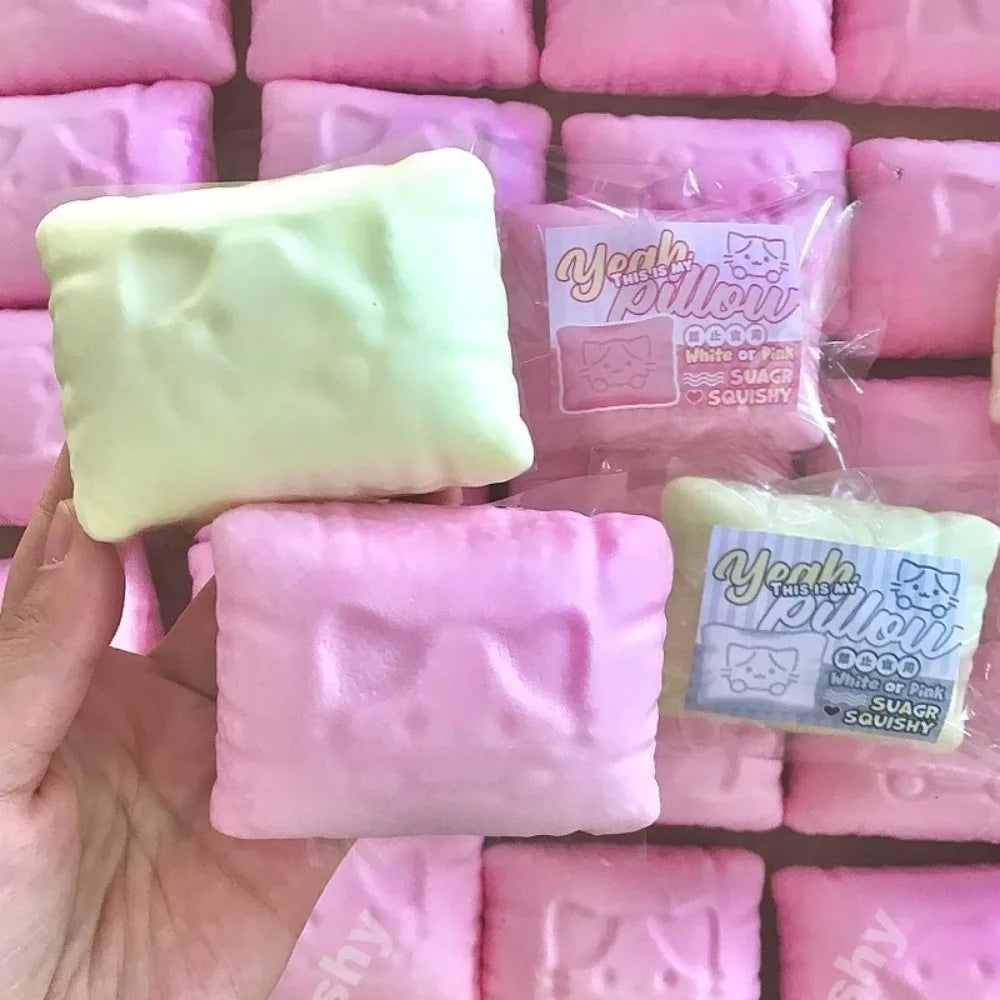 Purr-fect Comfort: Cat Pillow Squishy Toy