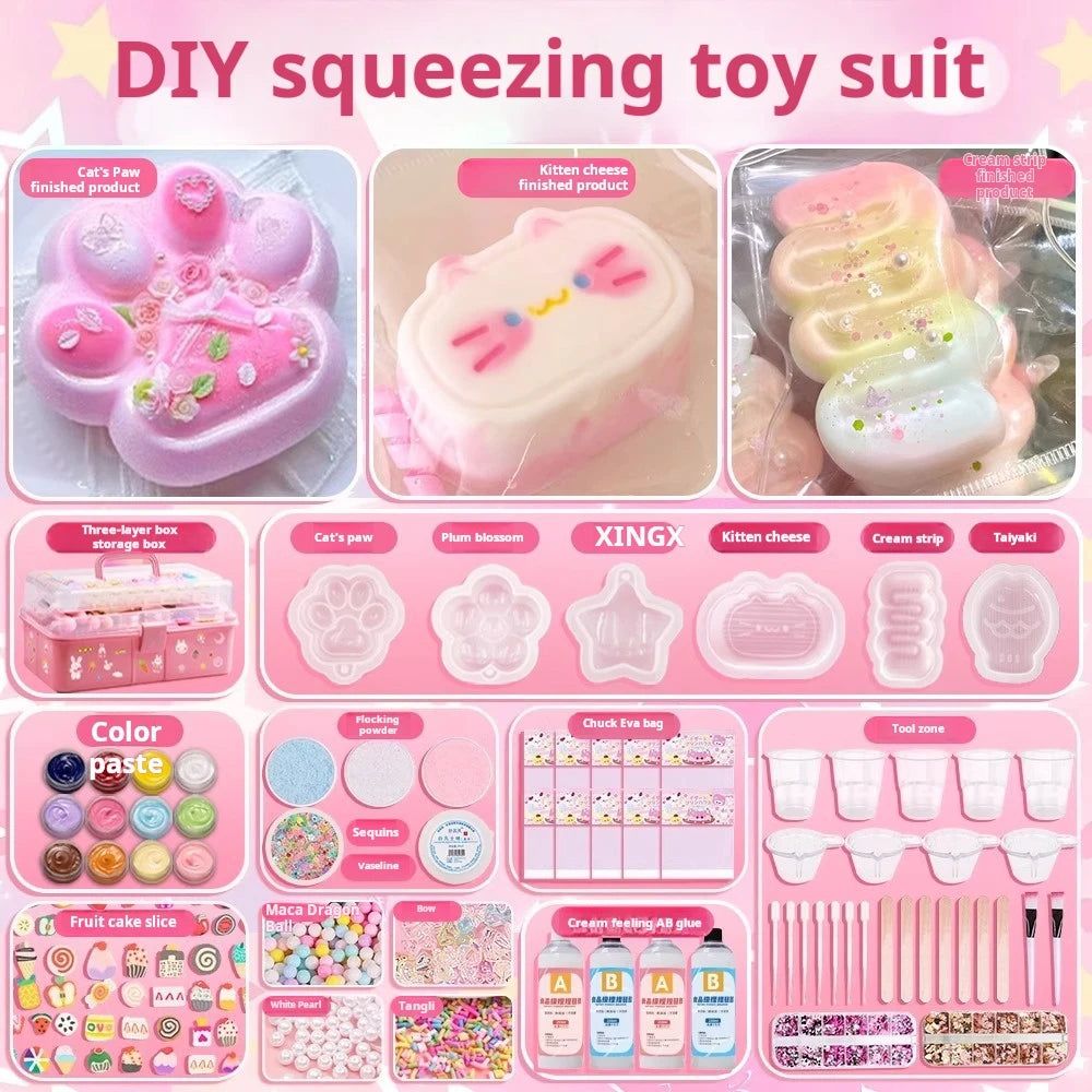 Liquid Silicone Squishy Maker Kits for Taba  Squishy