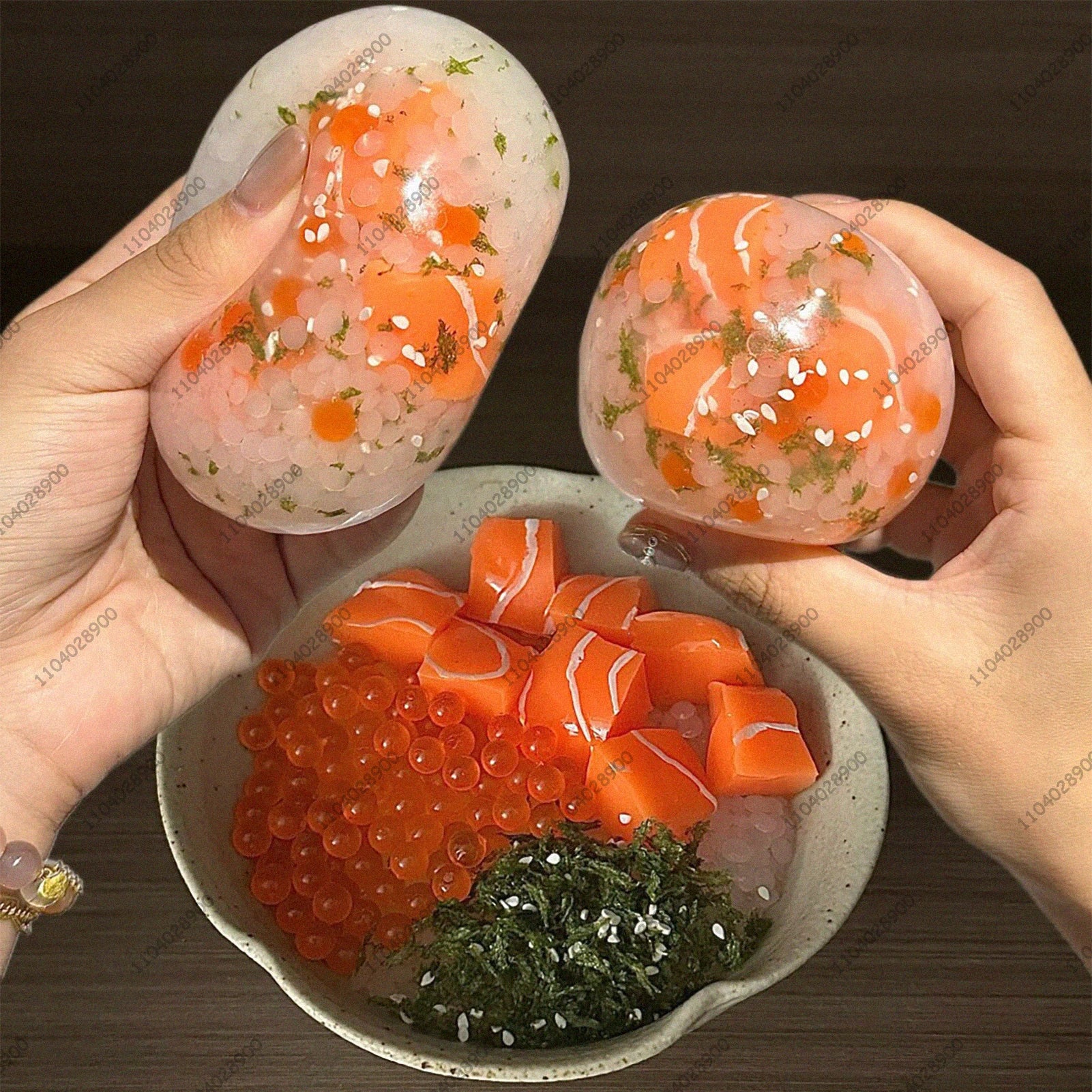 Food Stress Ball Rice Ball Squishy
