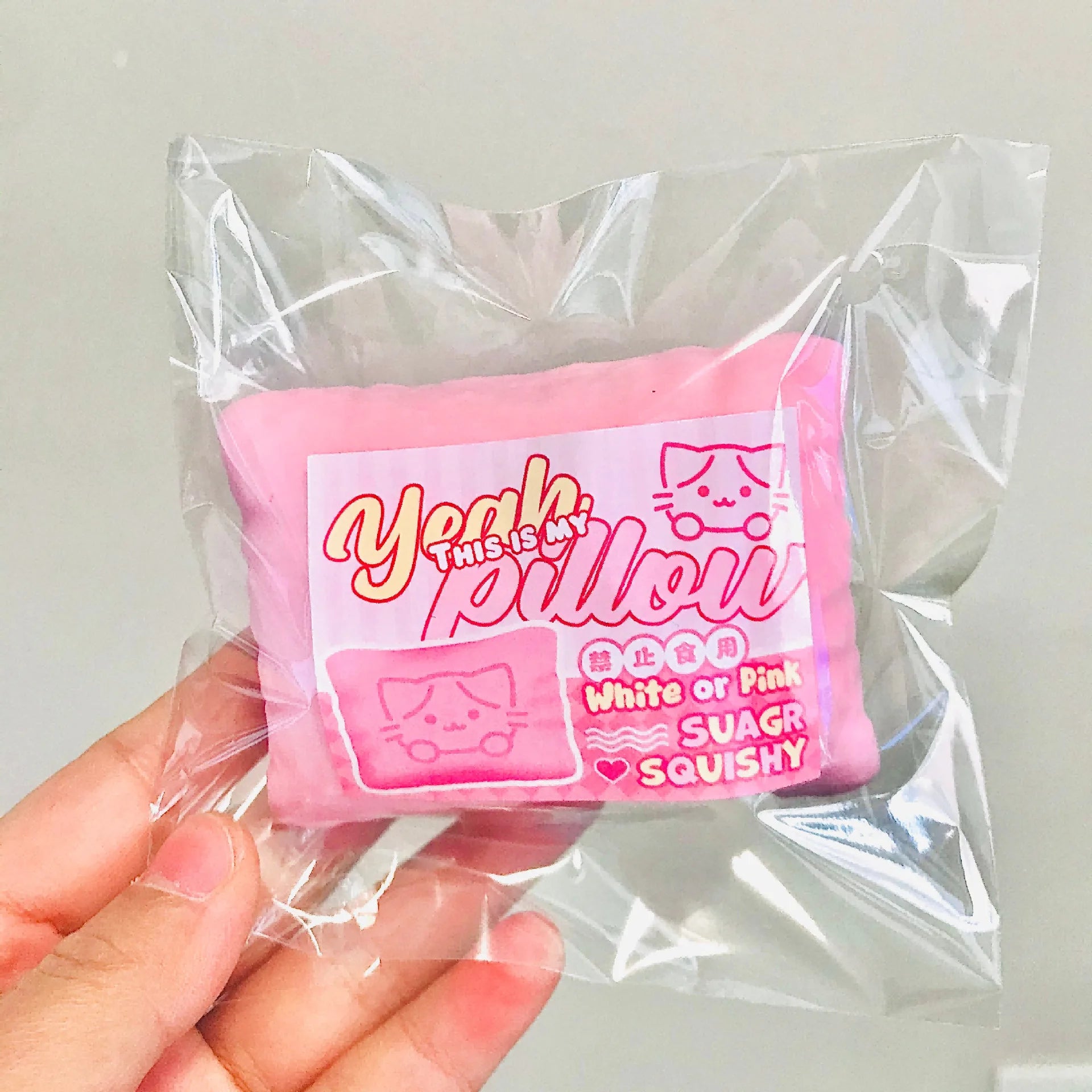 Purr-fect Comfort: Cat Pillow Squishy Toy