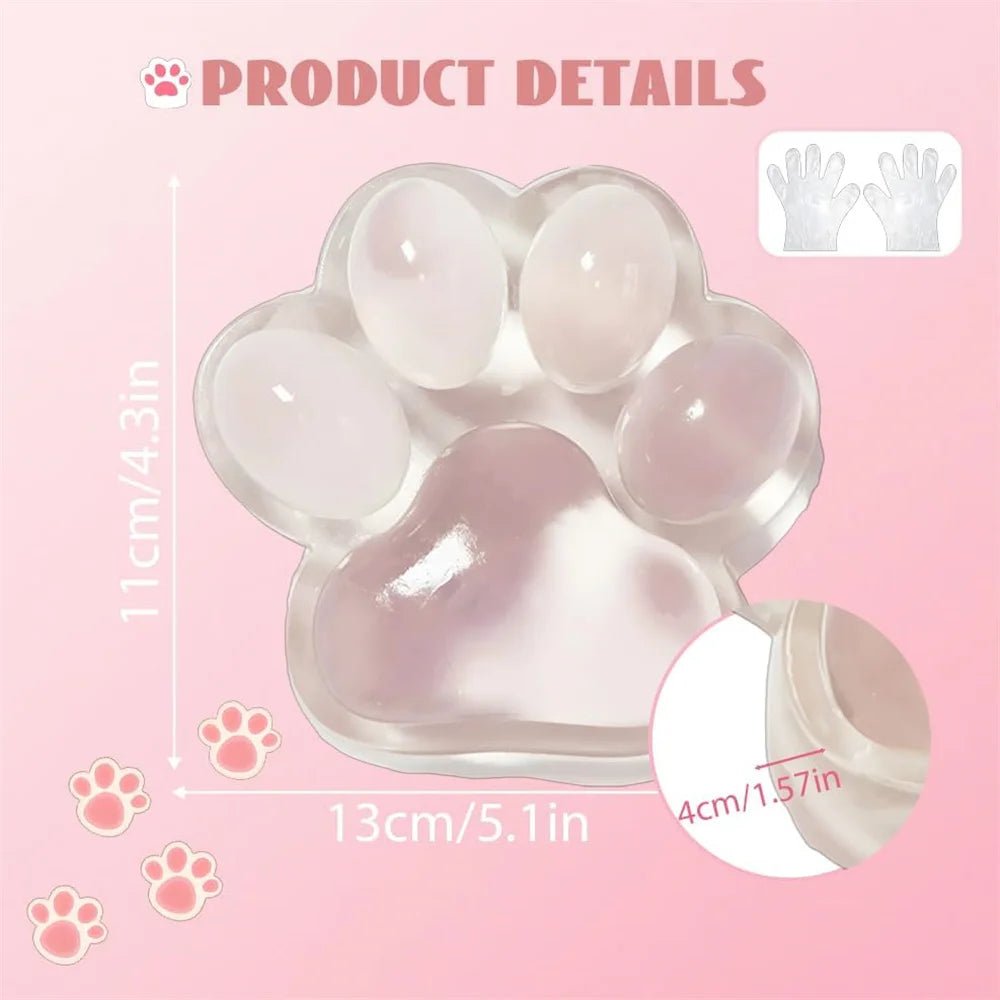 Paw-some Zen: Handmade Large Cat Paw Squishy