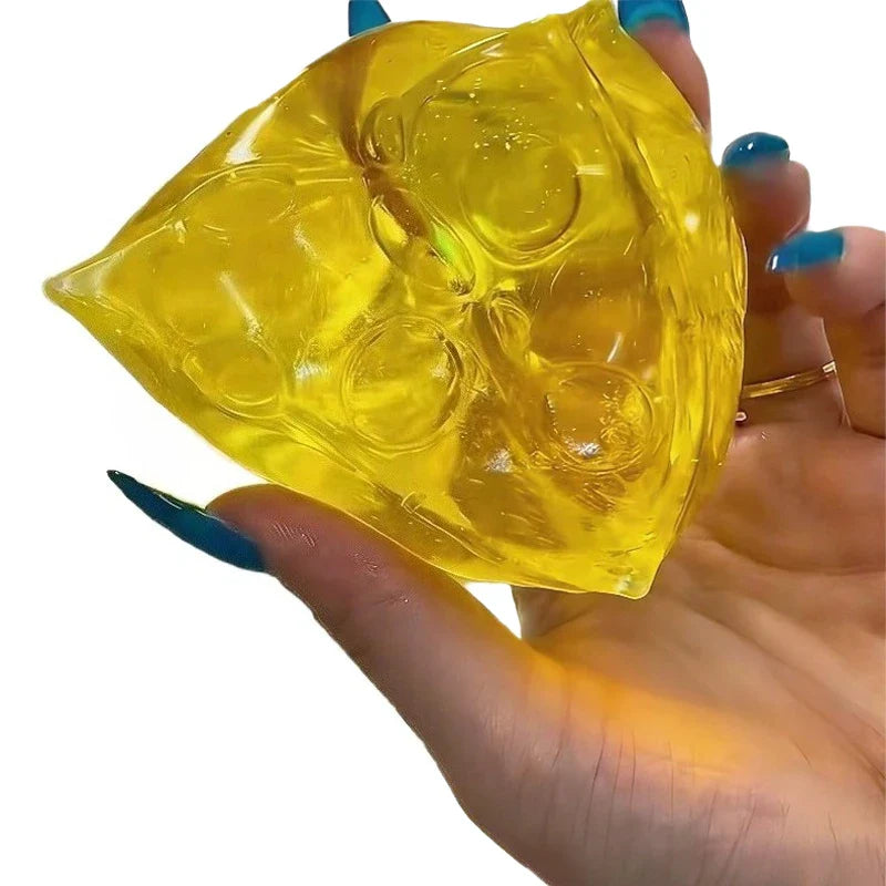 Mochi cheese square fidget toys for desk or pocket