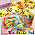 Rainbow Sour Strip Squishy Toy