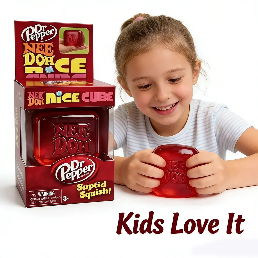 Needoh Dr.Pepper Nice Cube Squishy