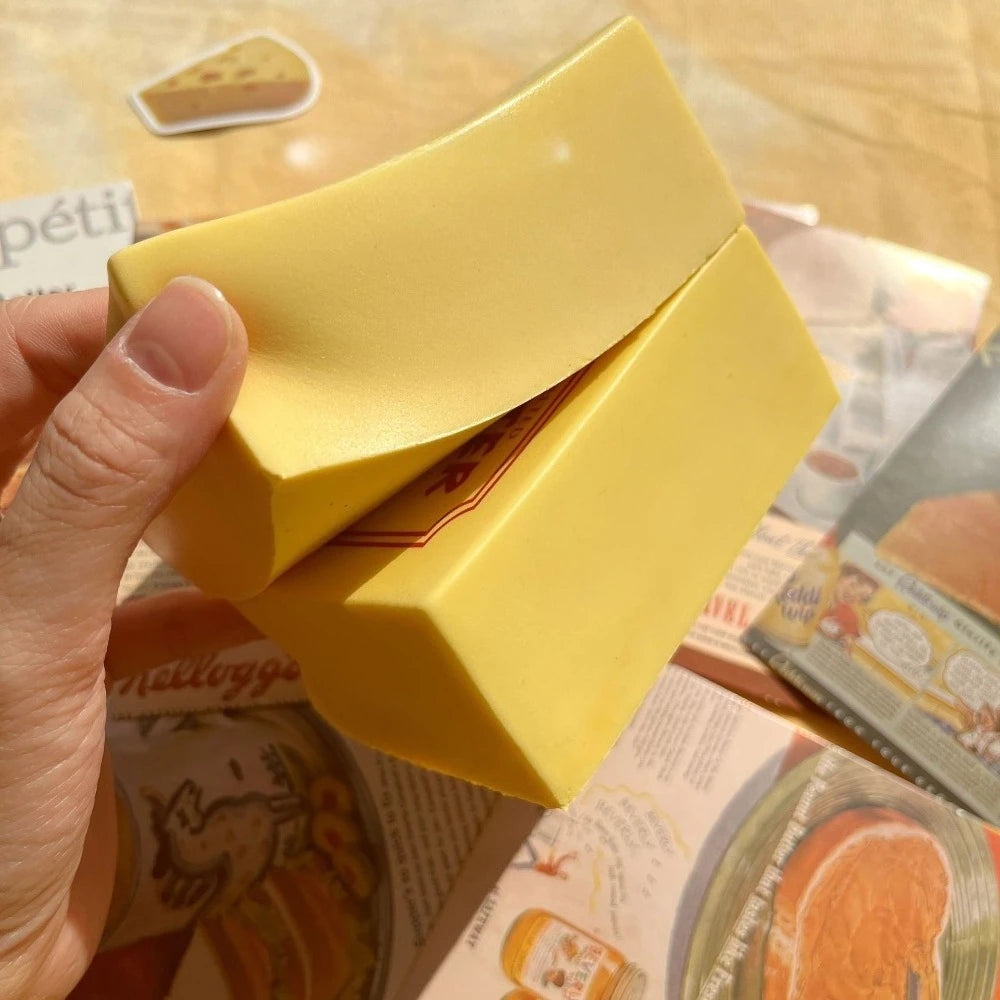 Spread the Calm: Butter Block Squishy Toy