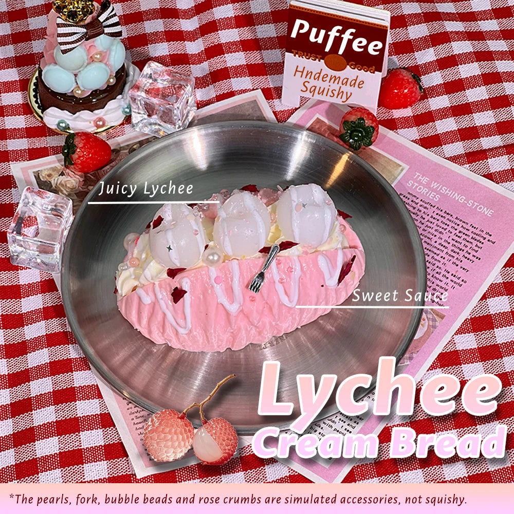 Cream Bread Toast Squishy Toy