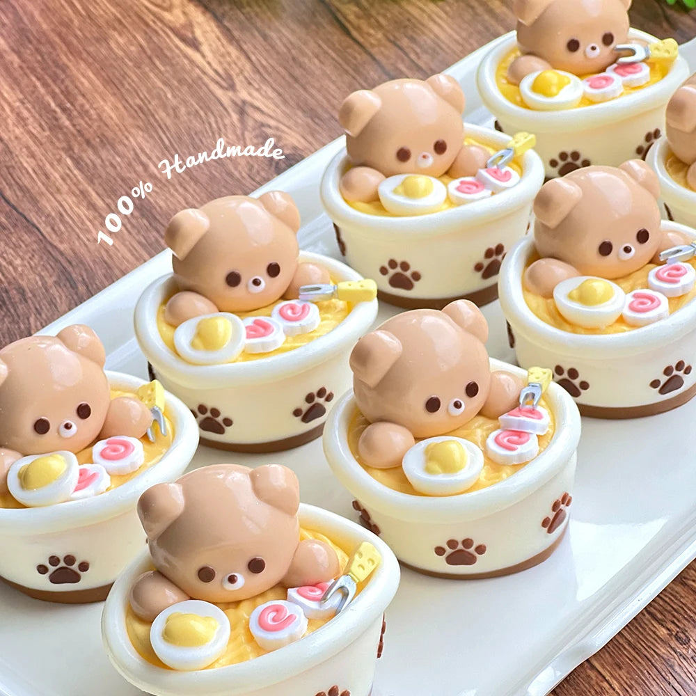 Bear Ramen Squishy Toy