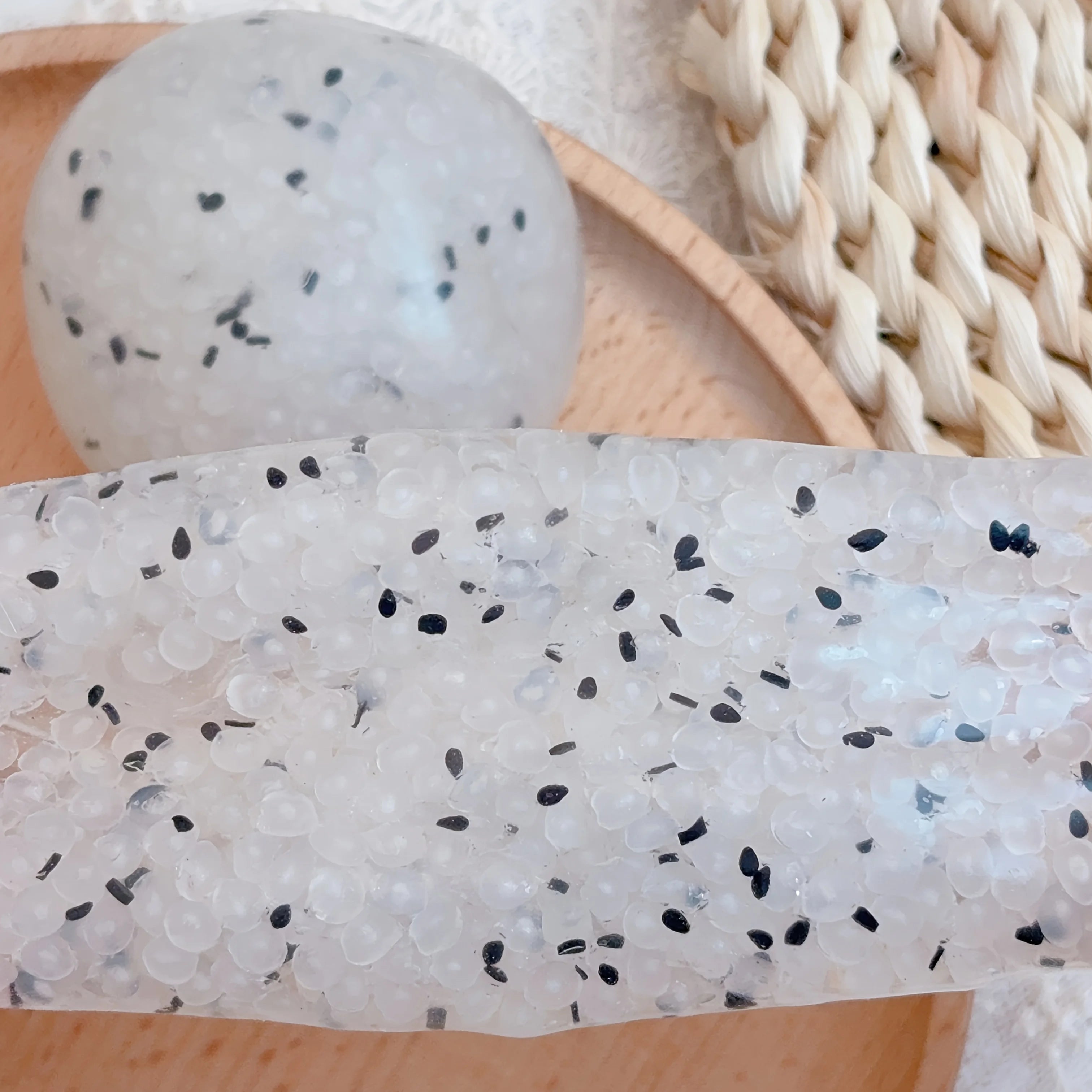 Sticky Sweet Relief: Glutinous Rice Squeeze Ball Toy