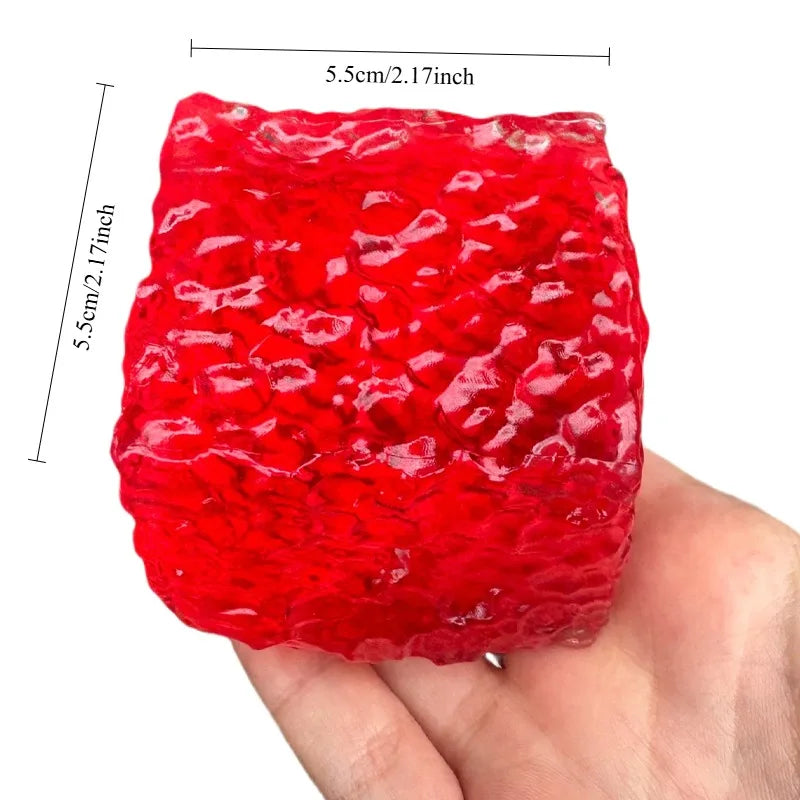 Crystal Cool: Squishy Ice Skin Maltose Fidget Toy