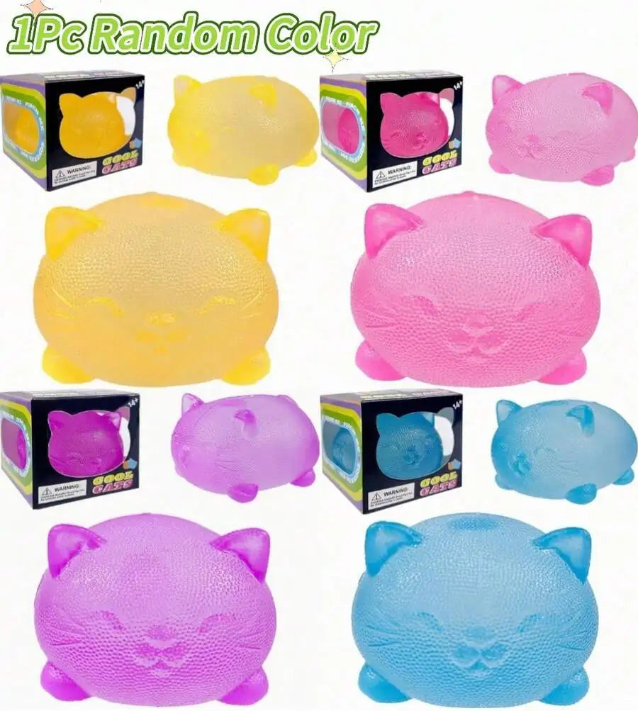 1Pack Malt Sugar Cute Cat Squishy Ball