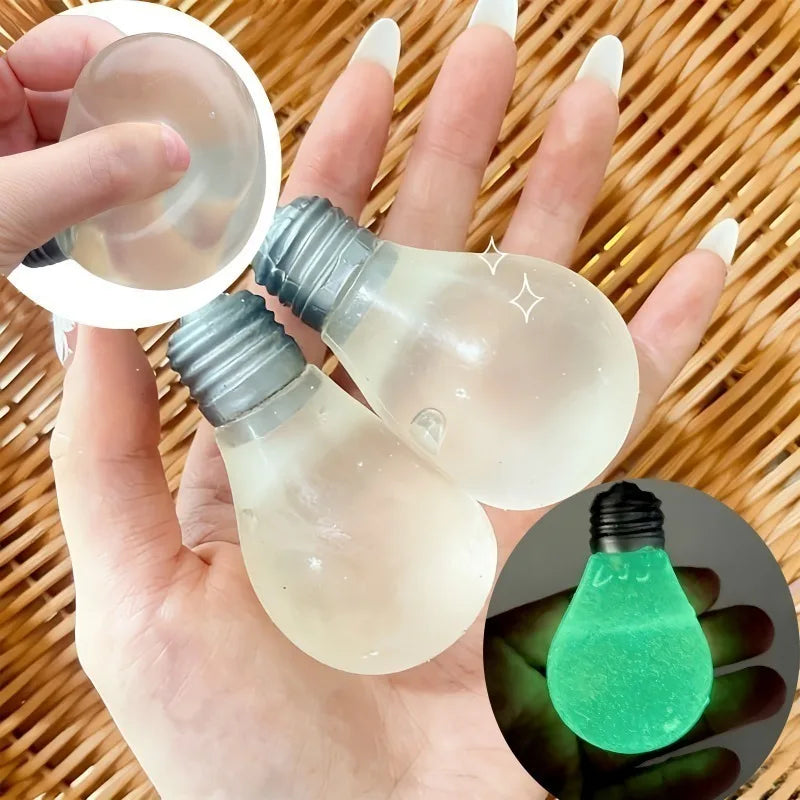 Light Bulb Maltose Luminous Fidget Squishes