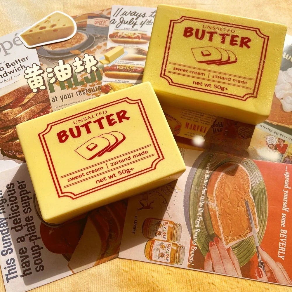 Spread the Calm: Butter Block Squishy Toy