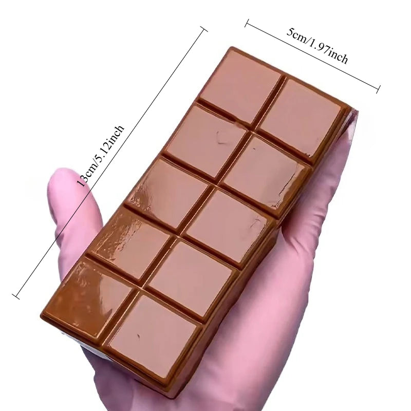 Sweet Relief: Squishy Chocolate Bar Squeeze Toy