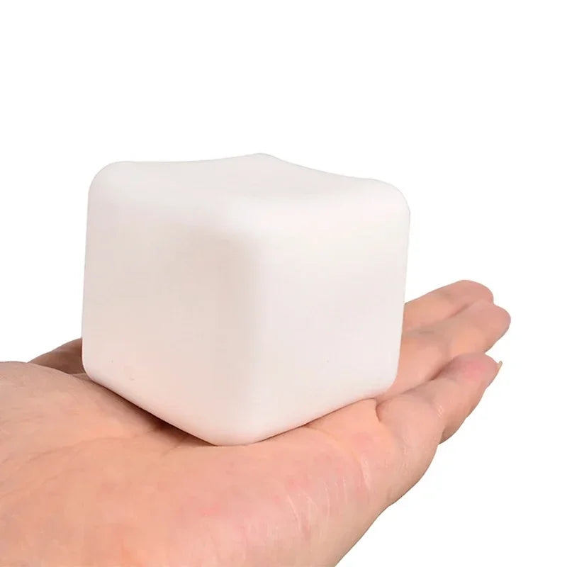 Cloud-Soft Comfort: Squishy Milk White Tofu Toy