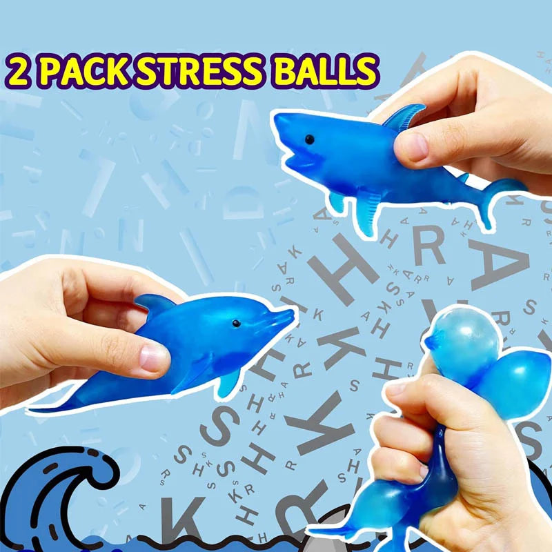 Ocean Calm: Squishy Shark Stress Relief Toy
