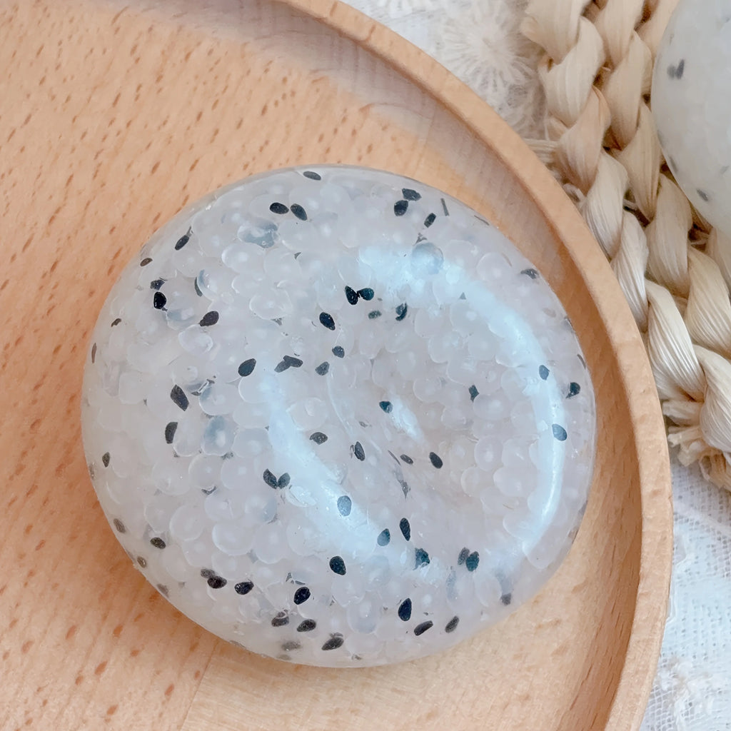 Sticky Sweet Relief: Glutinous Rice Squeeze Ball Toy