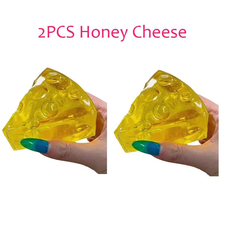 Honey Cheese Square Squishy Fidget Toys Set