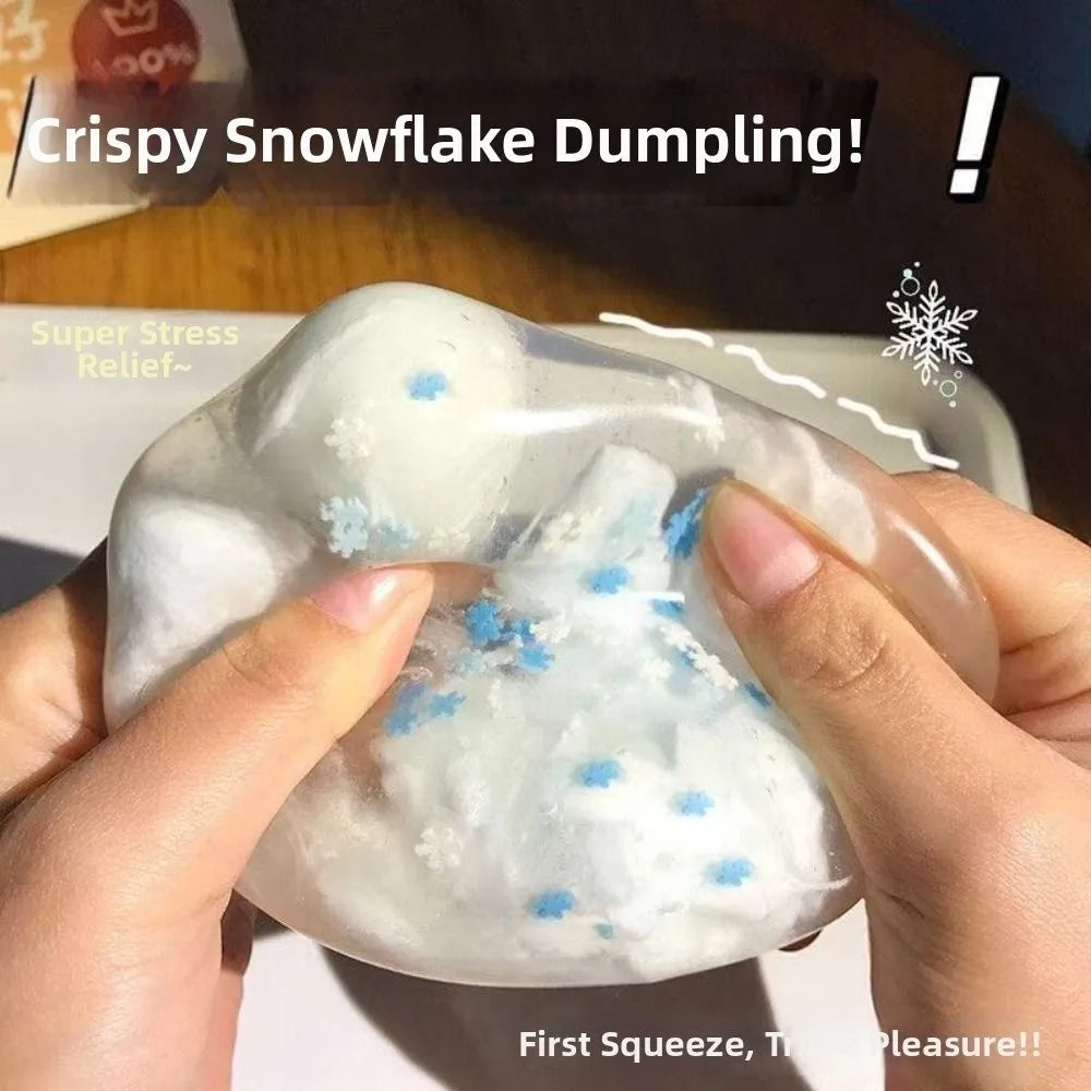 Sweet & Crunchy Zen: Tangyuan Balls Squishy Toy