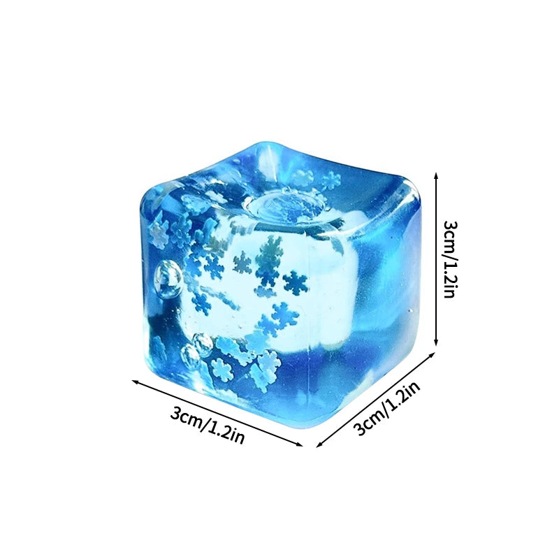 1/4PCS Squishy Maltose Cube Squeezing Balls