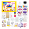 DIY Taba Squishy Kit Liquid Silicone Gel for Making Super Soft Squishy Christmas Gift Kit for DIY Hamsters Cat Paws Squishies