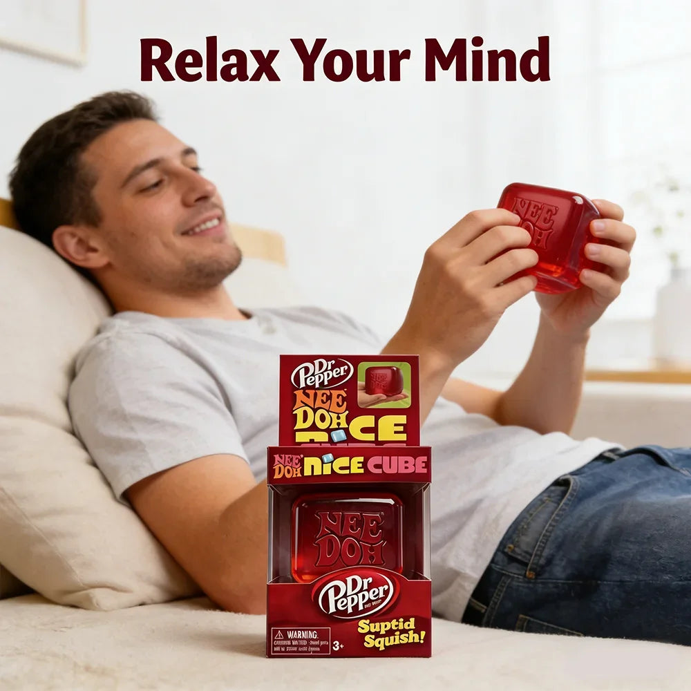 Needoh Dr.Pepper Nice Cube Squishy