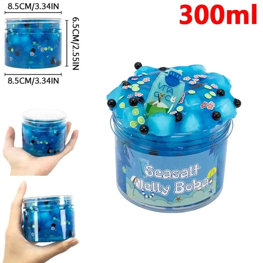 Soft 300ml/70ml Slime Kit Non-Sticky Fruit Crunch