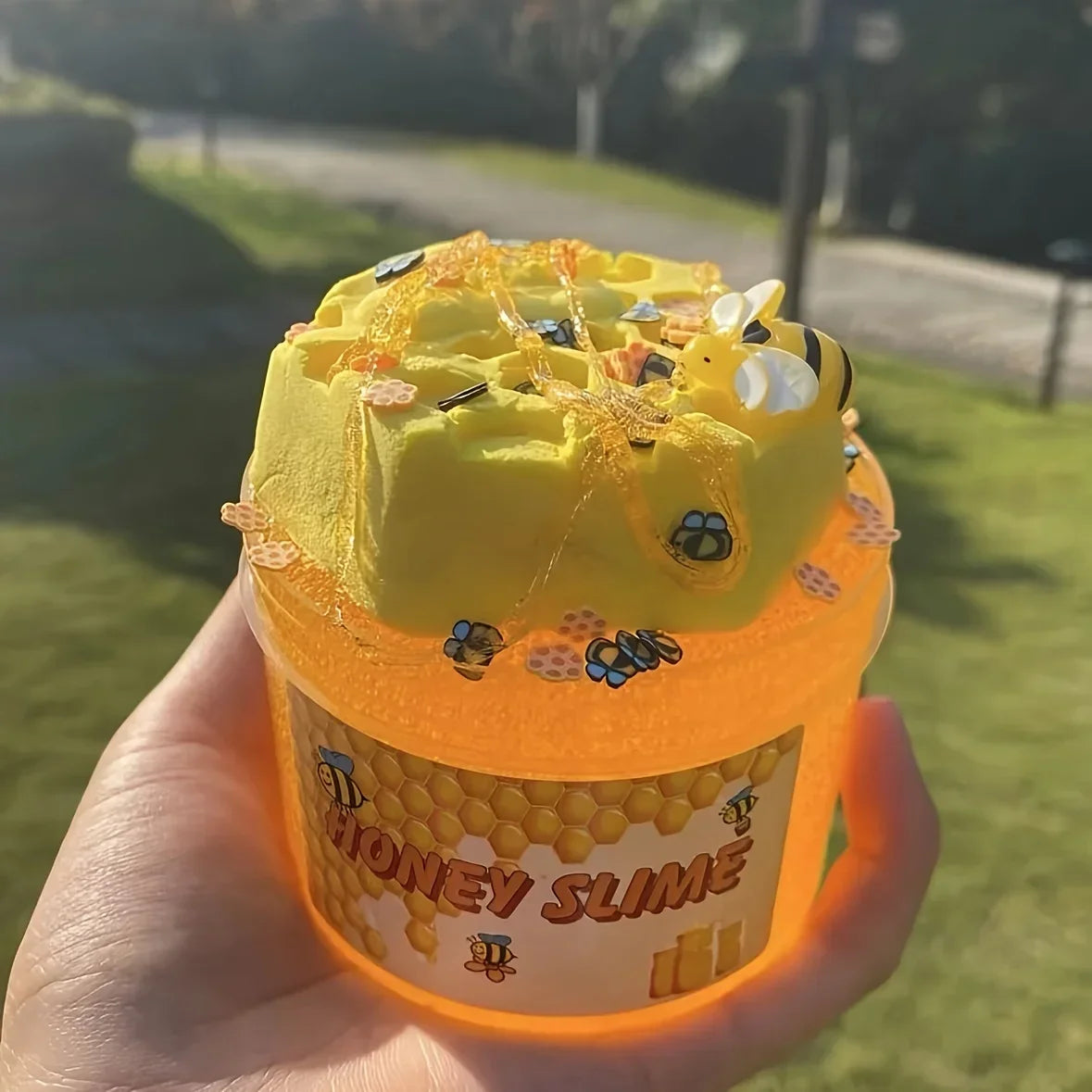 Honey Slime Set Honeycomb Slime Toy