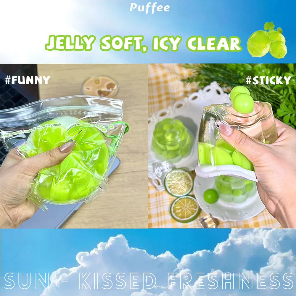 Grape Pudding Squishy Toy