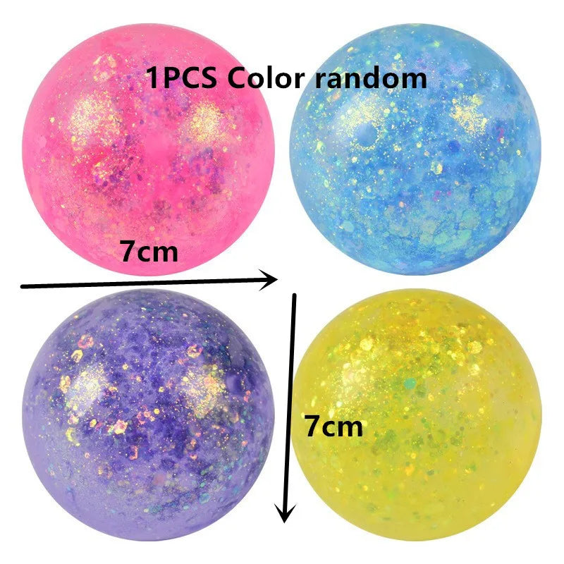 Maltose Colorful Aurora Duck Squeeze Toy