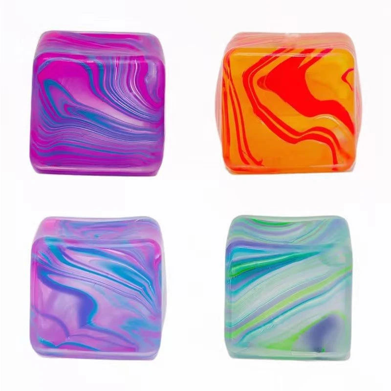 1/4PCS Squishy Maltose Cube Squeezing Balls