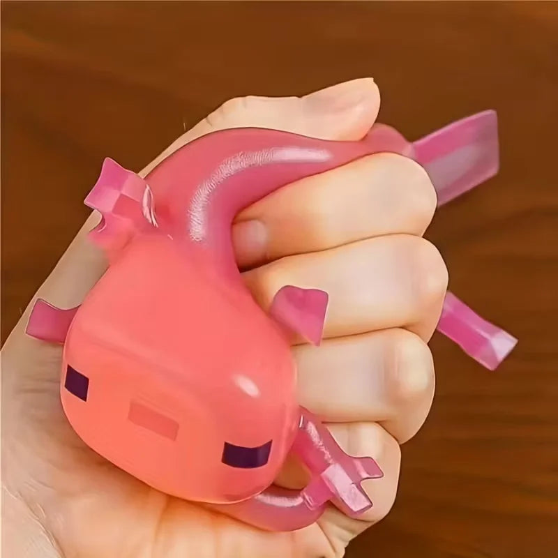 Axolotl squishy gel toy