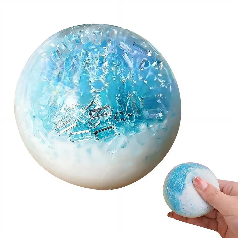 Crystal Clear Calm: Ice Cracked Crispy Squishy