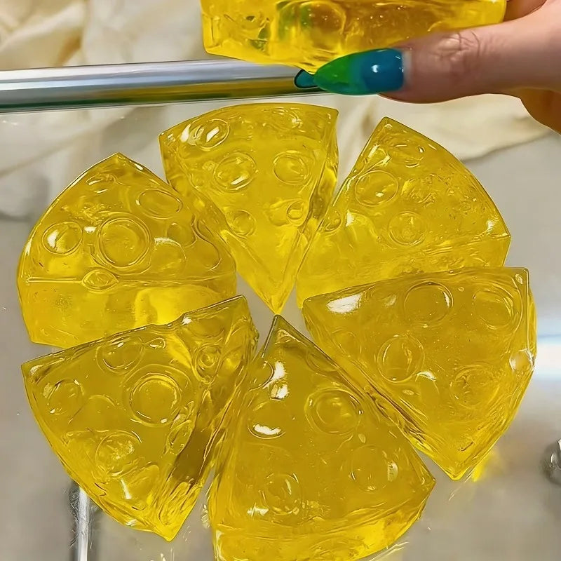 Squishy Honey Cheese Square Fidgets Toy