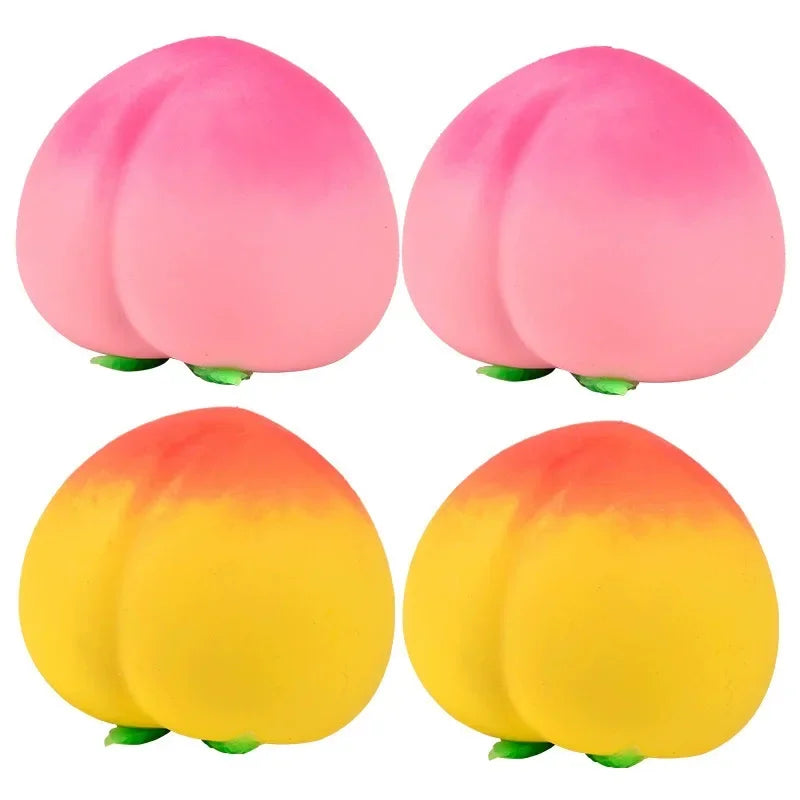 Peach Squishy Stress Ball