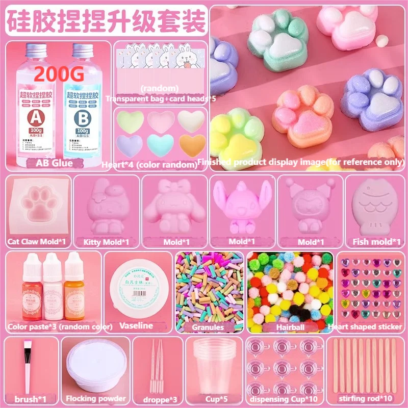 Liquid Silicone Squishy Maker Kits for Taba  Squishy