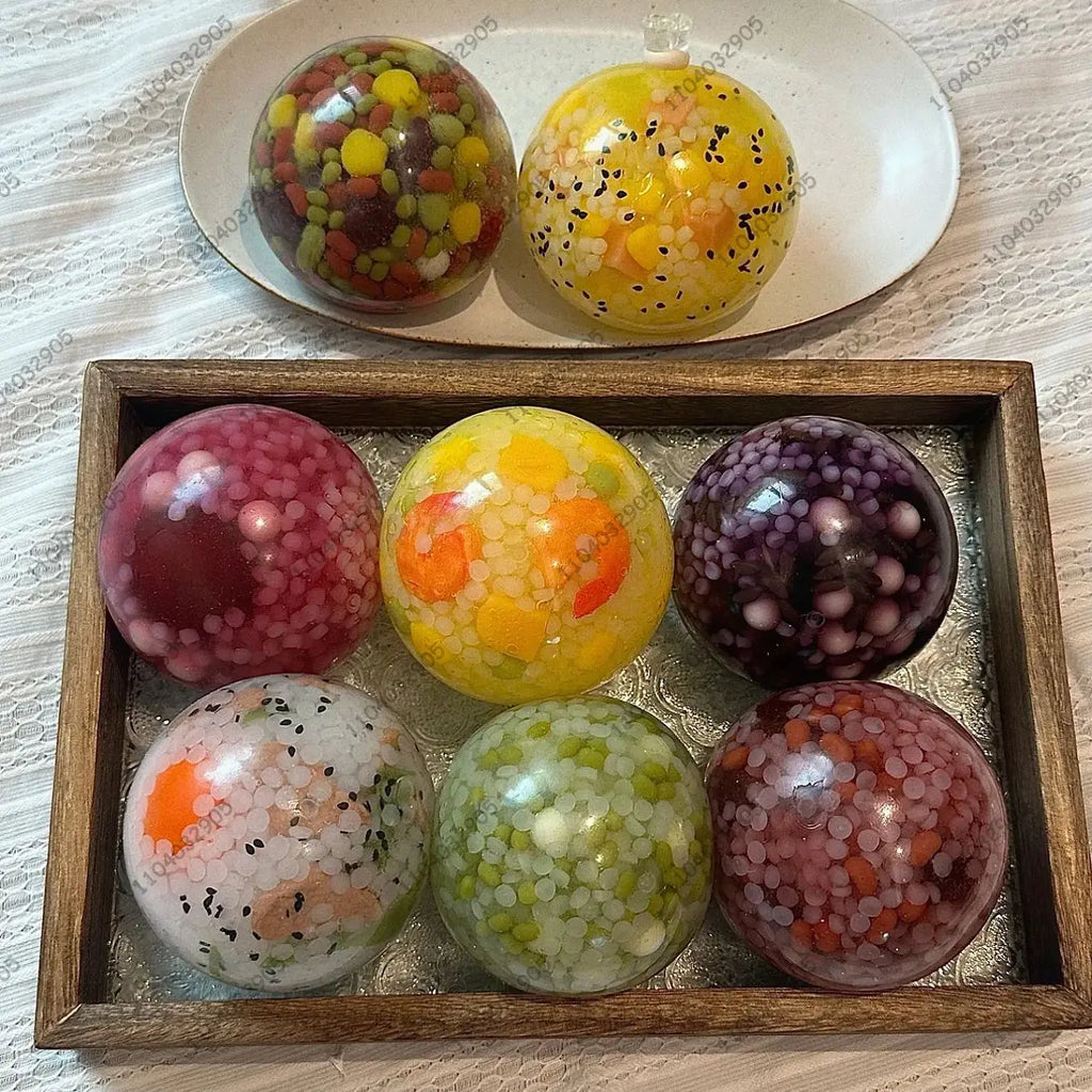 Food Stress Ball Rice Ball Squishy