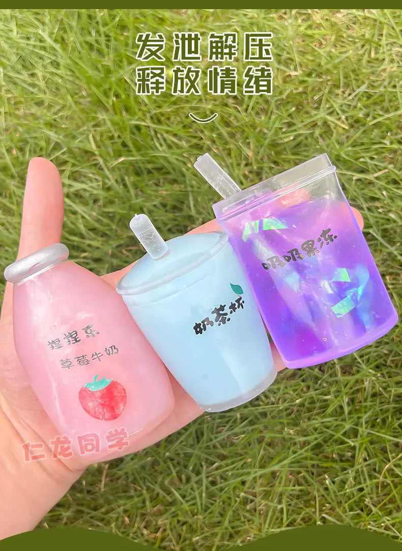 Beat Summer Stress: Kawaii Milk Tea Cup Squishy
