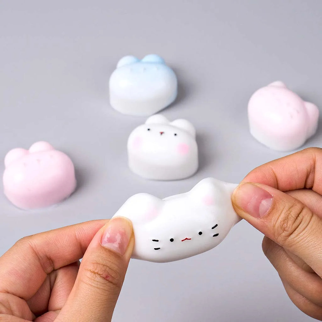 DIY  Taba Squishy Kit Set Liquid Gel Liquid Silicone Squishy Making Kit Perfect Kawaii Cartoon Cat Rabbit Decompression Gifts