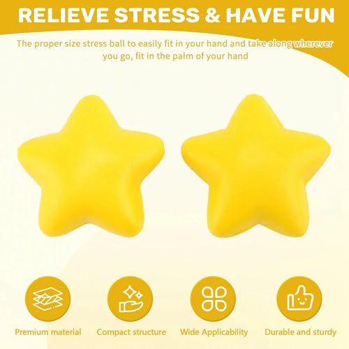 30Pcs Star Stress Ball Bulk Stress Relief Toys