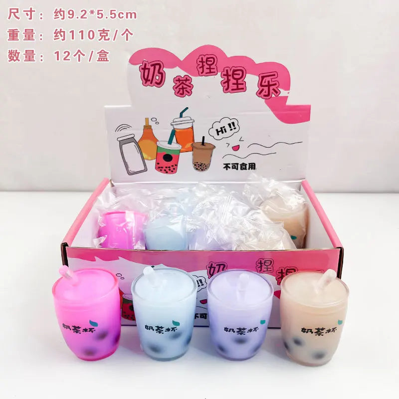 Beat Summer Stress: Kawaii Milk Tea Cup Squishy