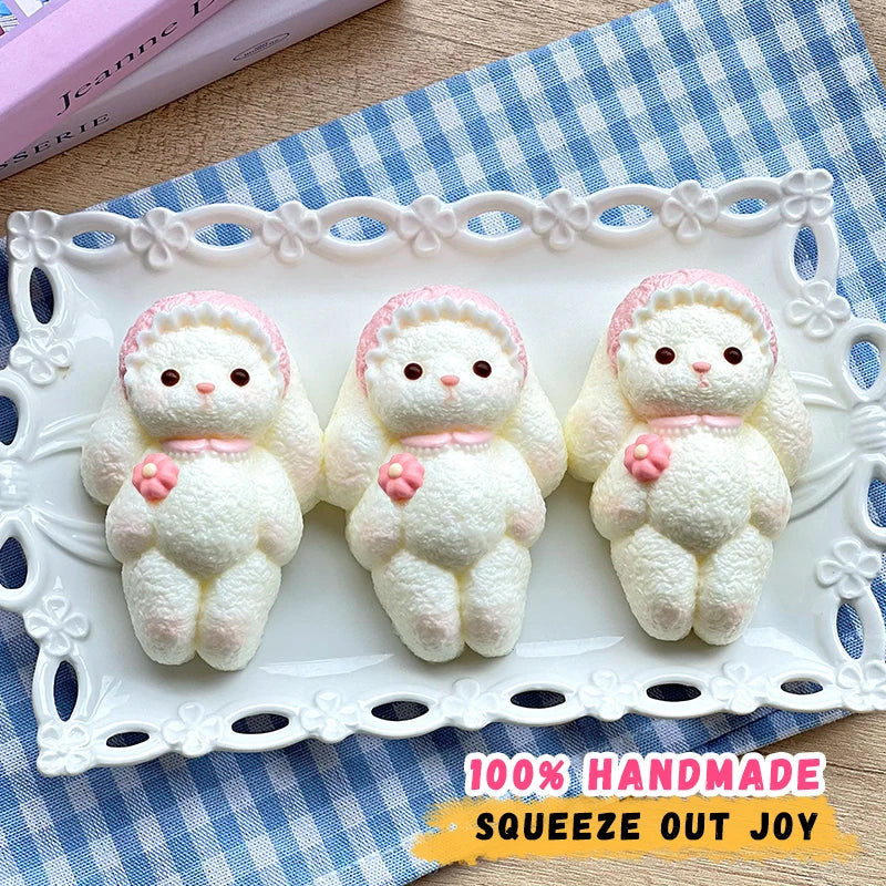 Puffy Bunny Food-grade Silicone Taba Squishy